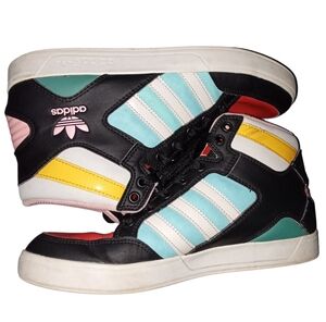 Adidas Hard Court High J 'Black Grey Light Aqua' FV7292 Skate Shoes Men's 6